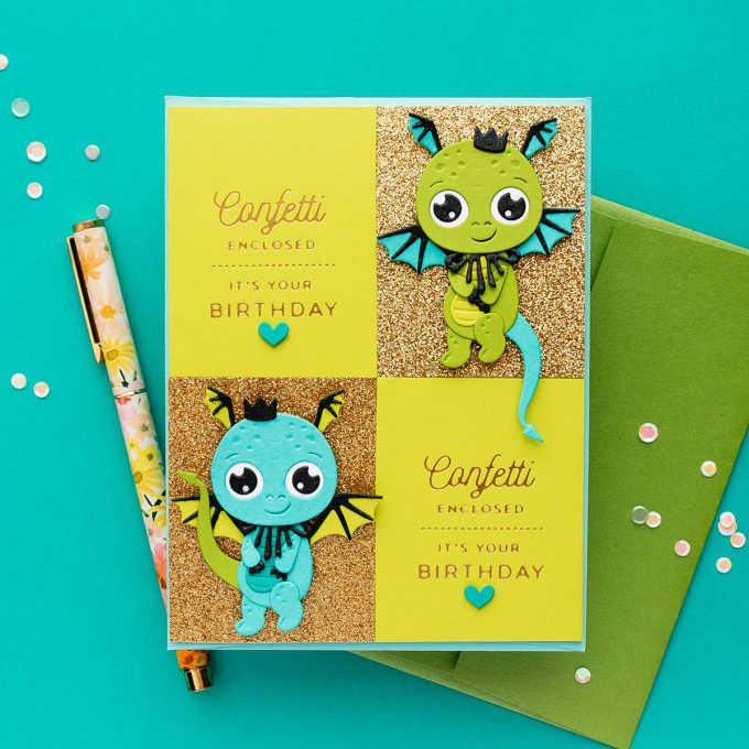 Spellbinders | More Grid Cards Ideas & Monster Birthday Inspiration. Video