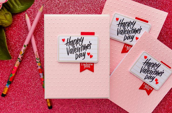 Simon Says Stamp | Notebook-Inspired Valentine's Day Cards. Video