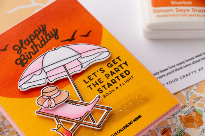 Simon Says Stamp | Travel Themed Birthday Card. Video