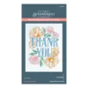 Spellbinders Thank You Blooms Registration Press Plates