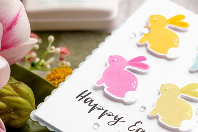 Easter Card by Yana Smakula. Simon Says Stamp Bunny Kisses Stamp Set