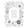 Spellbinders Mirrored Arch Blooms Press Plate