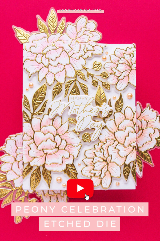 Spellbinders | How to Use Peony Celebration Die. Video