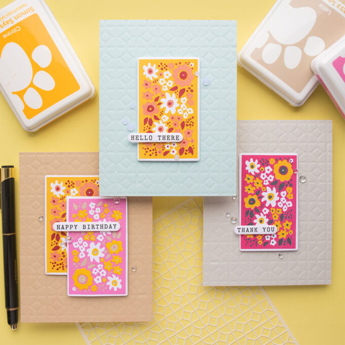 Simon Says Stamp | Flower Block Cards. Video