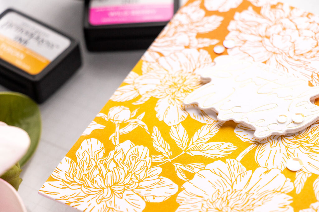 thumbnail image 2 of Spellbinders Peony Perfection Press Plates - Letterpress Crafting Set With 6 Metal Plates 2 of 11