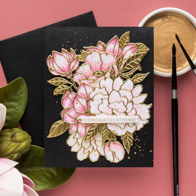 Spellbinders | How to Use Peony Celebration Die. Video