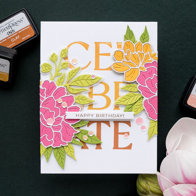 Spellbinders | How to Use Peony Celebration Die. Video