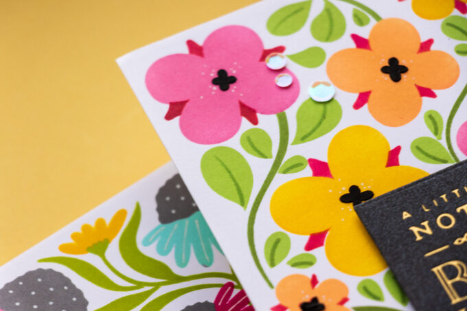 Spellbinders | Ink Blended Cards with Flower Market. Video