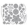 Spellbinders Floral Spray Etched Dies