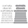 Spellbinders La Dolce Vita Sentiments BetterPress Plate & Die Set