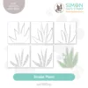 Simon Says Stamp Stencils and Dies Snake Plant
