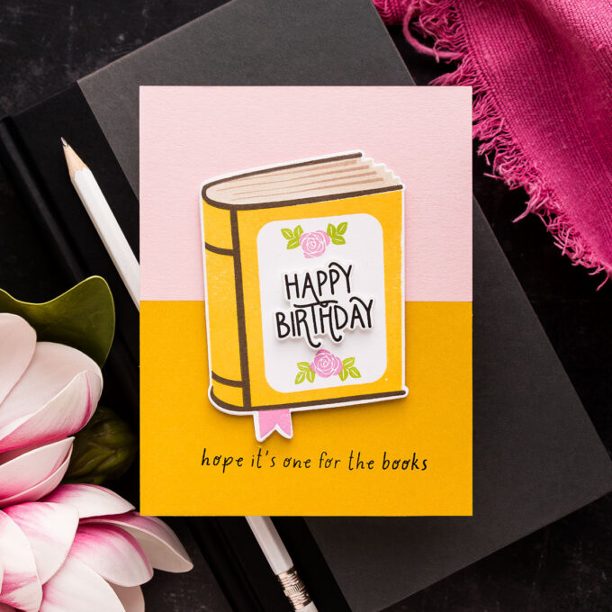 Simon Says Stamp | Mass Produce Book-Themed Cards with Color Blocking. Video