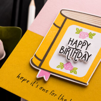 Simon Says Stamp | Mass Produce Book-Themed Cards with Color Blocking. Video