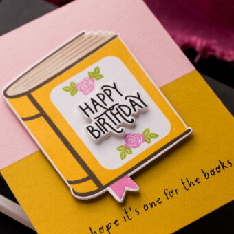 Simon Says Stamp | Mass Produce Book-Themed Cards with Color Blocking. Video