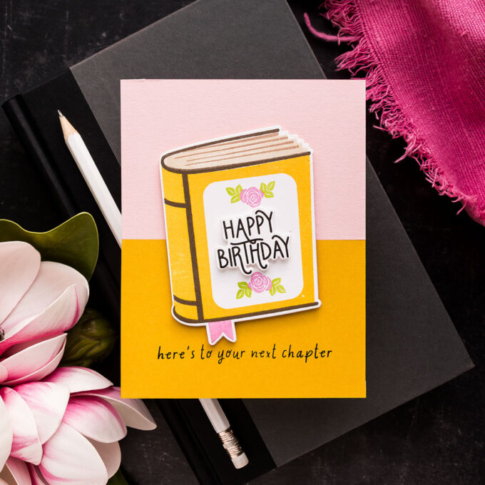 Simon Says Stamp | Mass Produce Book-Themed Cards with Color Blocking. Video