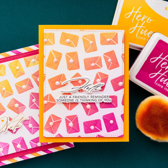 Spellbinders | April-May'25 Club-a-Long. April Stencil of the Month Cards. Video