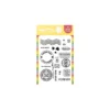 Waffle Flower Postage Collage Stamp Set