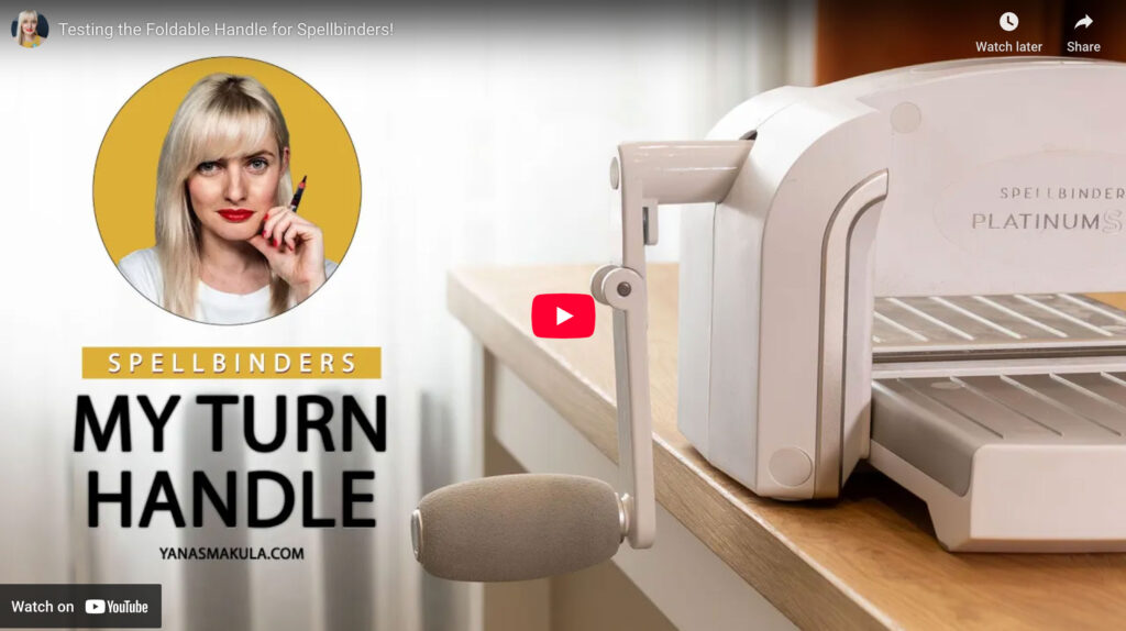Spellbinders | Foldable Extended Handle for the Platinum 6 Die Cutting Machine | Full Demo + Tips