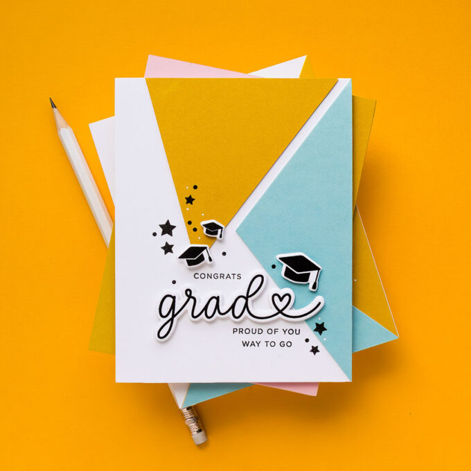 Simon Says Stamp | Color Blocking 5 Ways for Bold, Graphic Graduation Cards. Video