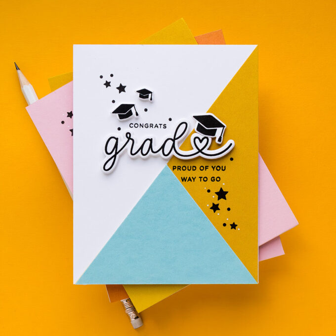 Simon Says Stamp | Color Blocking 5 Ways for Bold, Graphic Graduation Cards. Video