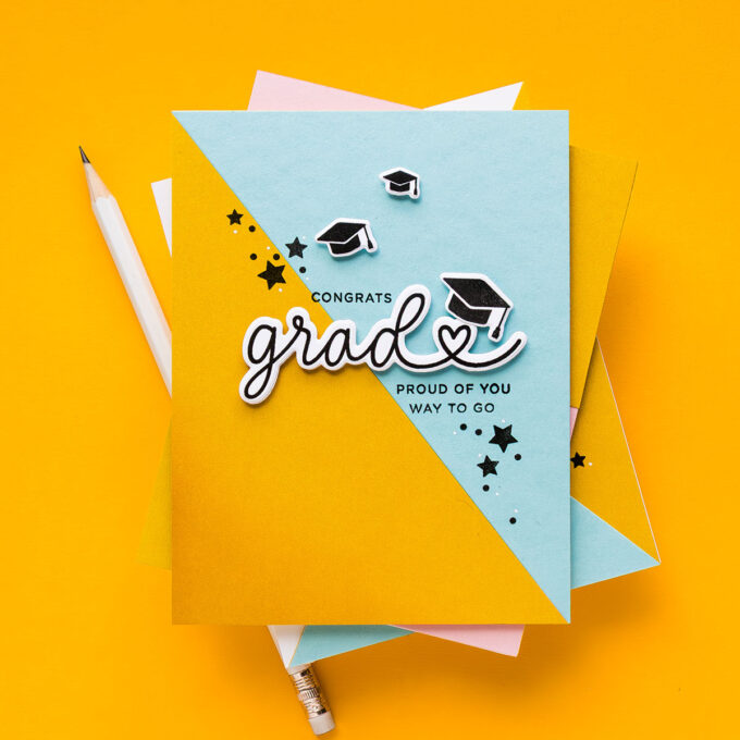 Simon Says Stamp | Color Blocking 5 Ways for Bold, Graphic Graduation Cards. Video