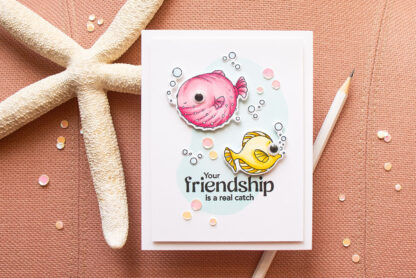 Simon Says Stamp | Undersea Friends Card. Blog Hop + Giveaway
