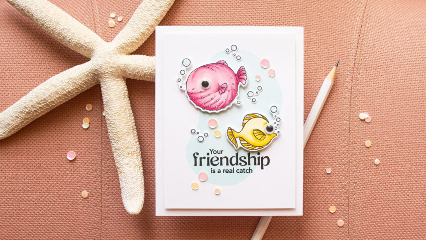 Simon Says Stamp | Undersea Friends Card. Blog Hop + Giveaway