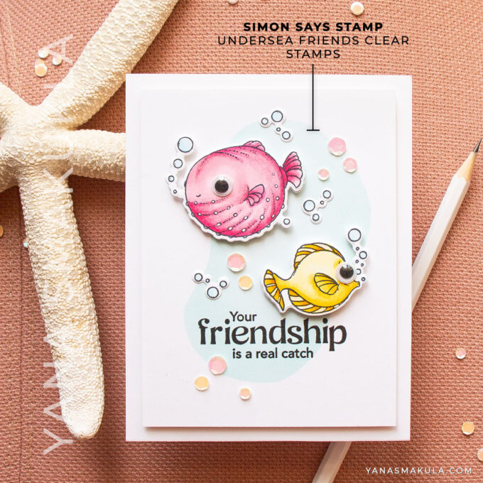 Simon Says Stamp | Undersea Friends Card. Blog Hop + Giveaway