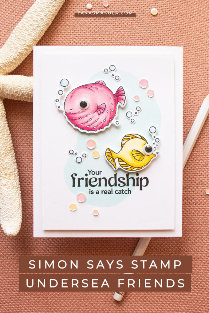 Simon Says Stamp | Undersea Friends Card. Blog Hop + Giveaway