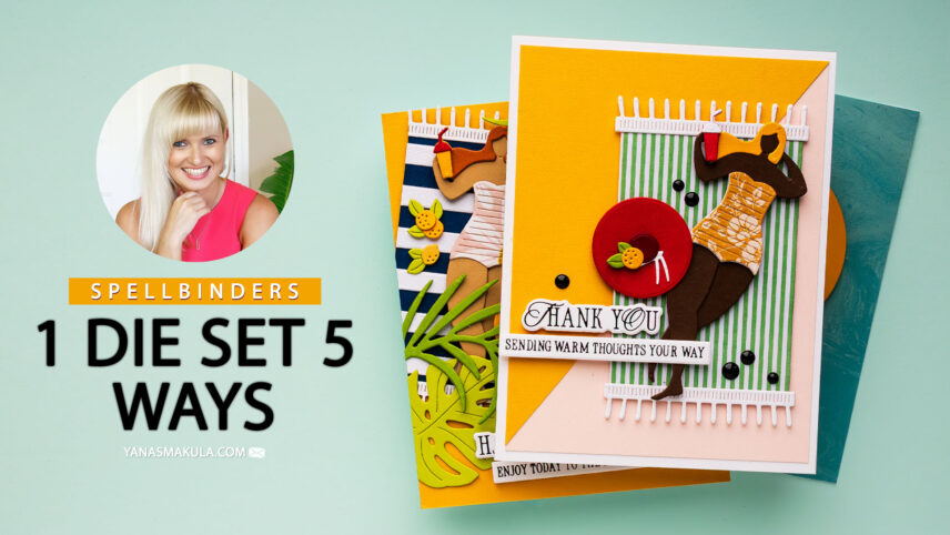 Can You Make 5 Different Cards With One Die Set? Video