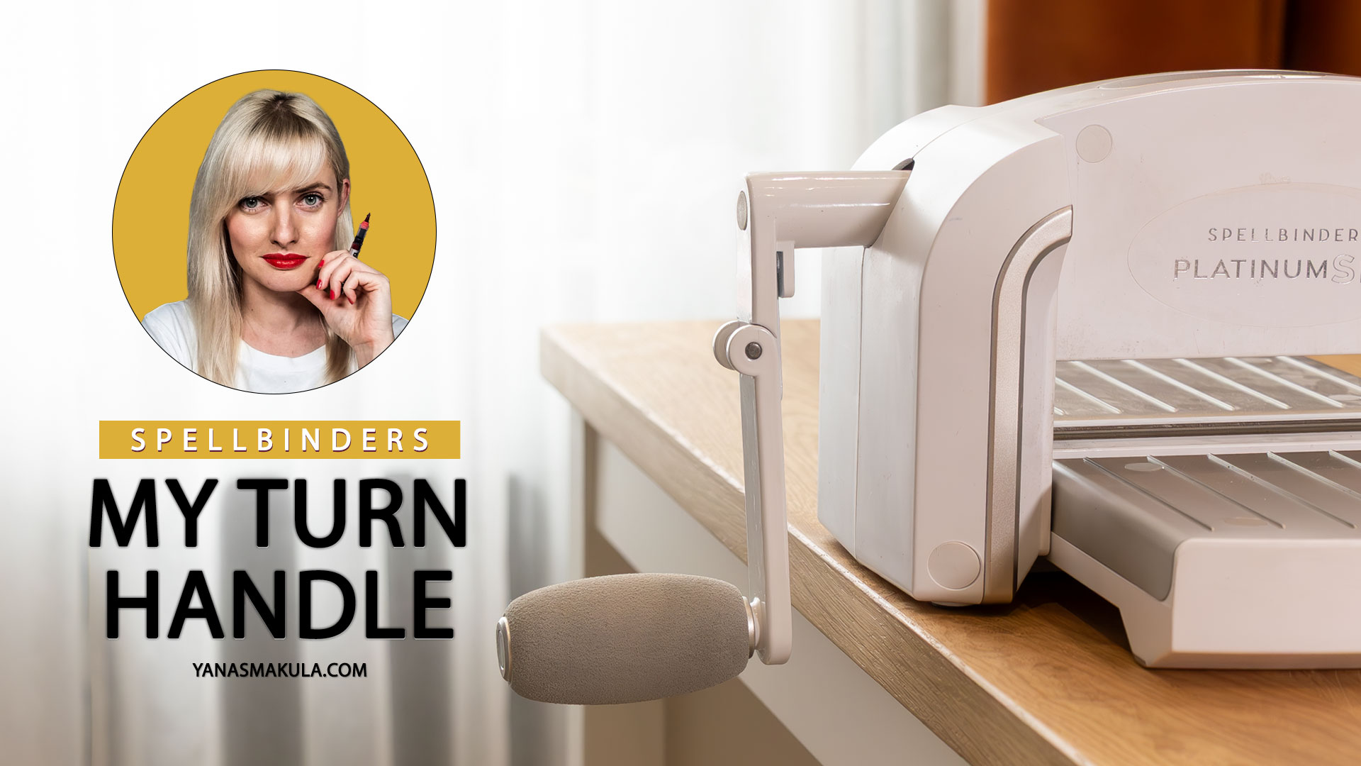 Spellbinders | Foldable Extended Handle for the Platinum 6 Die