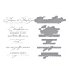 Spellbinders Christmas Cheer Sentiments BetterPress Plate & Die Set