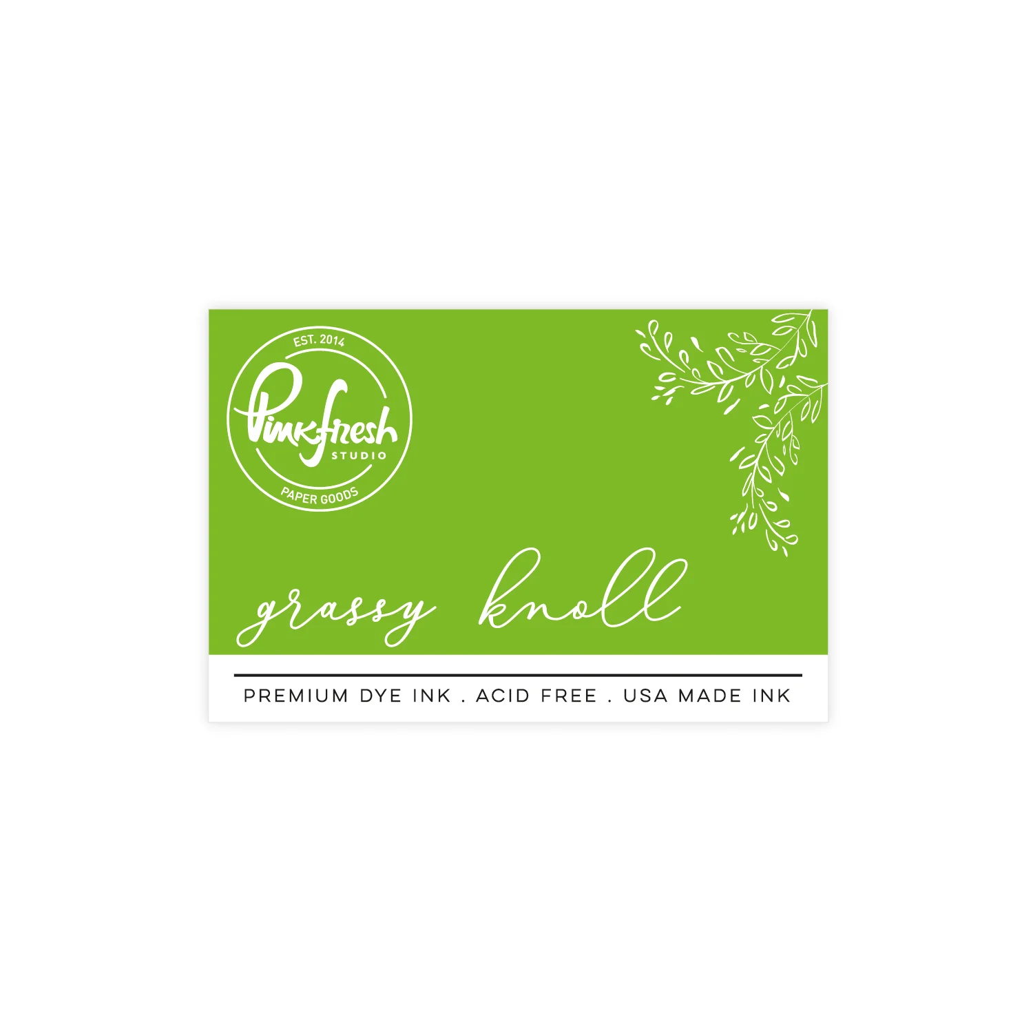 PinkFresh Studio Premium Dye Ink Pad : Grassy Knoll