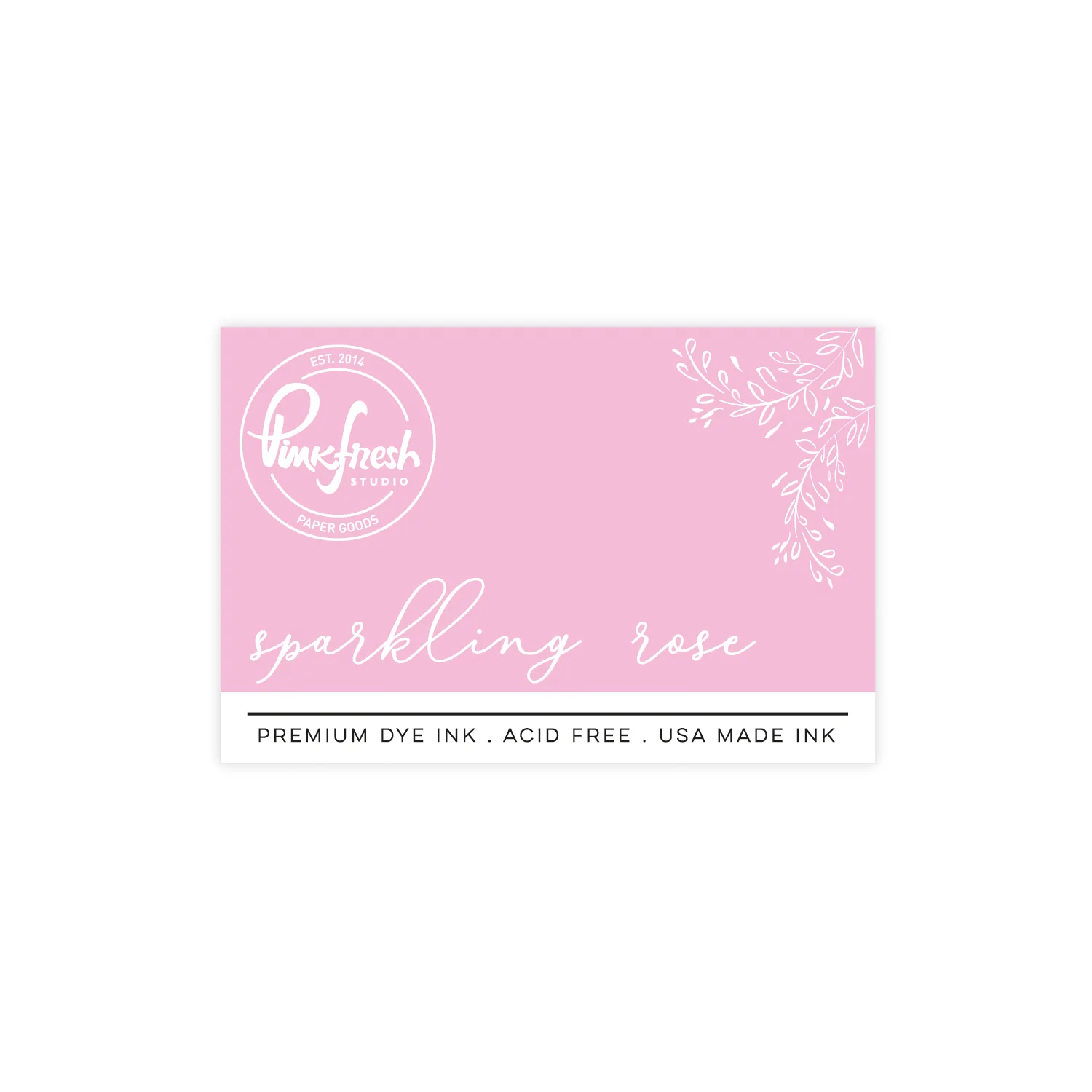 PinkFresh Studio Premium Dye Ink Pad : Sparkling Rose