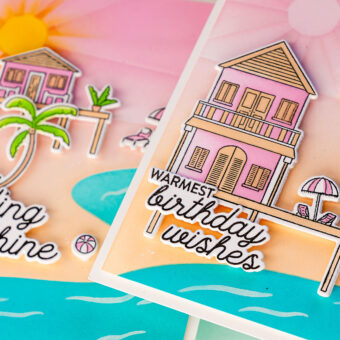 PinkFresh Studio | Dreamy Coastal Scenes with the New Coastal Paradise Suite. Video