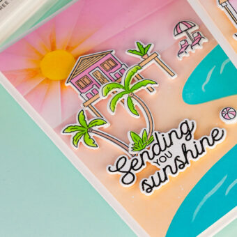 PinkFresh Studio | Dreamy Coastal Scenes with the New Coastal Paradise Suite. Video