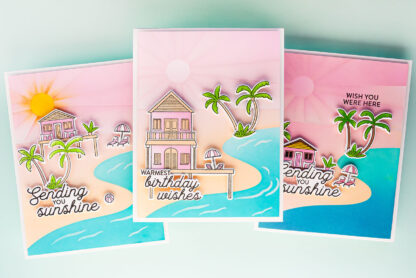 PinkFresh Studio | Dreamy Coastal Scenes with the New Coastal Paradise Suite. Video
