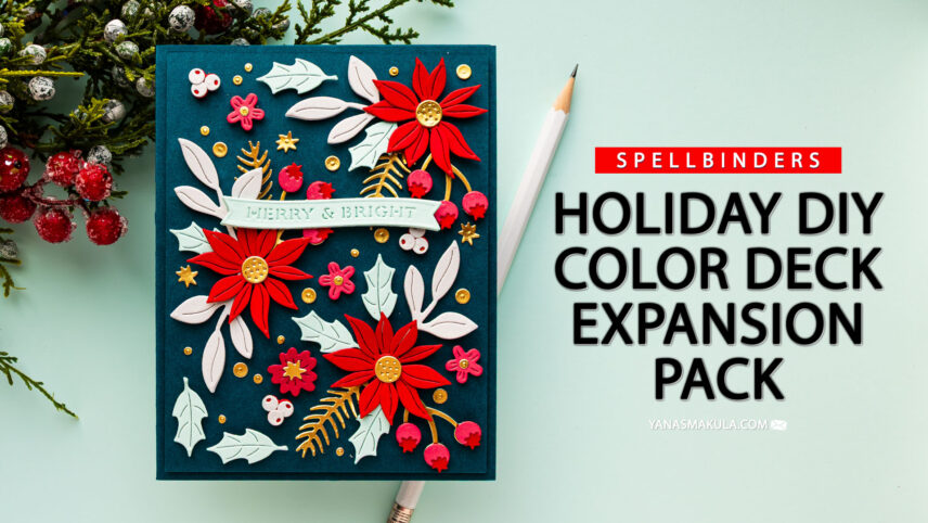 Spellbinders | Holiday DIY Color Deck Inspiration. Video