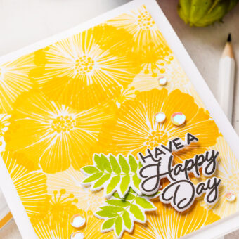 Simon Says Stamp | Monochromatic Floral Backgrounds — A Fresh Twist on a Favorite Technique