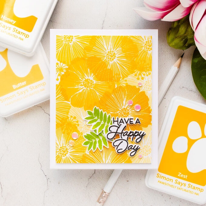 Simon Says Stamp | Monochromatic Floral Backgrounds — A Fresh Twist on a Favorite Technique