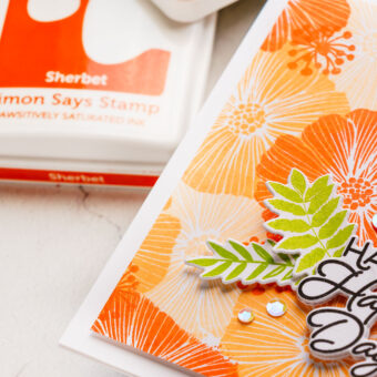 Simon Says Stamp | Monochromatic Floral Backgrounds — A Fresh Twist on a Favorite Technique