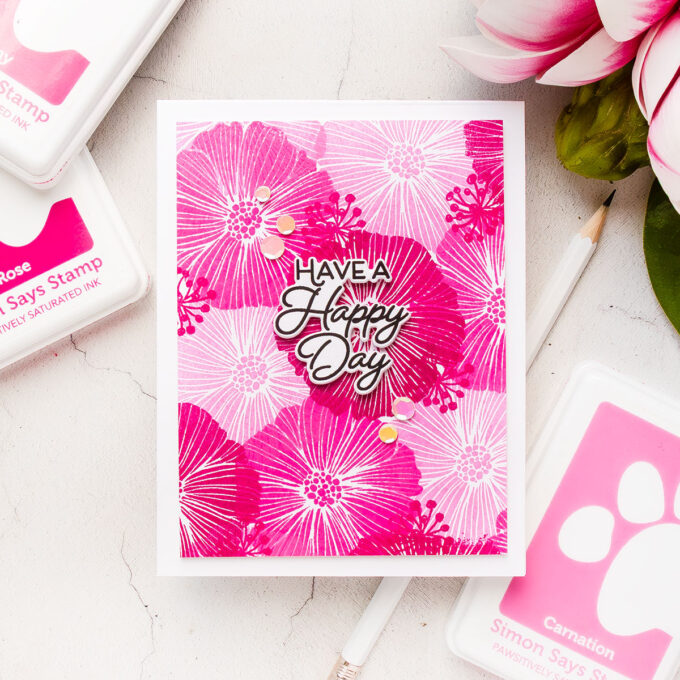 Simon Says Stamp | Monochromatic Floral Backgrounds — A Fresh Twist on a Favorite Technique