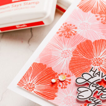 Simon Says Stamp | Monochromatic Floral Backgrounds — A Fresh Twist on a Favorite Technique