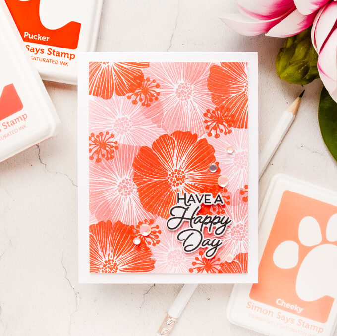 Simon Says Stamp | Monochromatic Floral Backgrounds — A Fresh Twist on a Favorite Technique