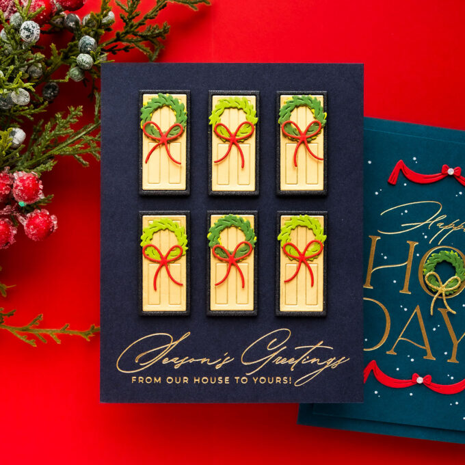 How To Use Christmas Cheer Sentiments BetterPress Plates & Dies in the City Holiday Collection | Video