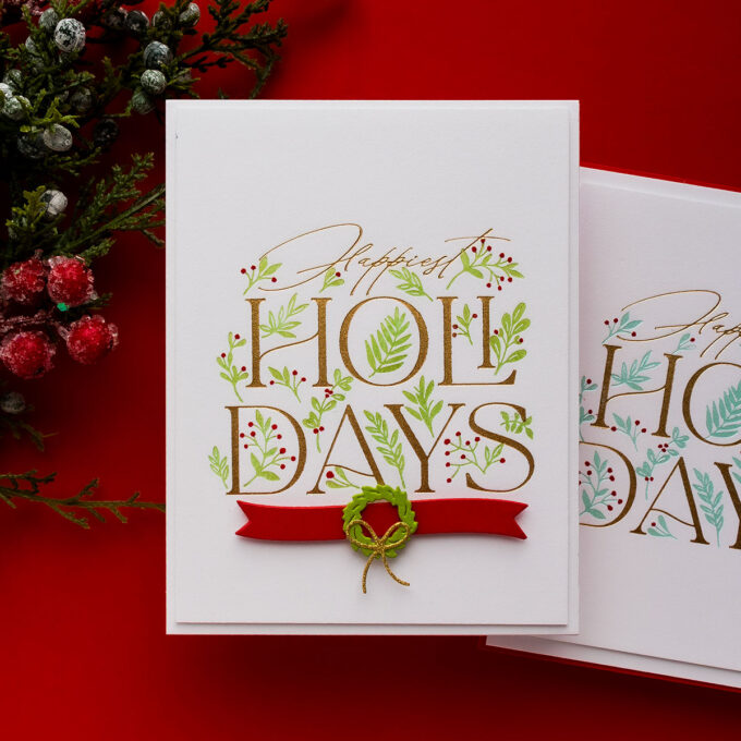 How To Use Happiest Holidays BetterPress Registration Set from the City Holiday Collection | Video