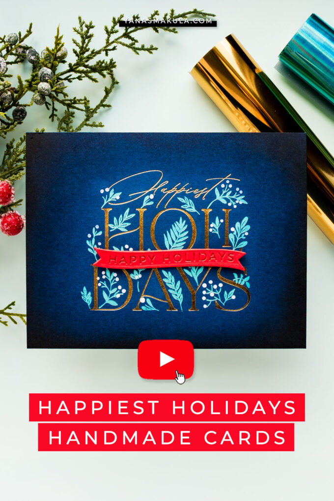 Spellbinders | Foiling the Happiest Holidays BetterPress Registration Set – A Step-by-Step Tutorial. Video