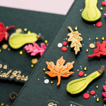 Spellbinders | Texture & Foliage Cards with Suzanne Hue. Video