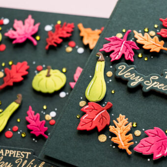Spellbinders | Texture & Foliage Cards with Suzanne Hue. Video