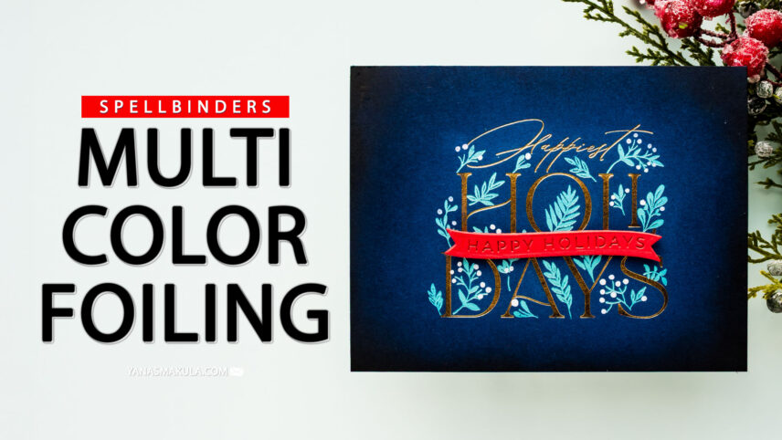 Spellbinders | Foiling the Happiest Holidays BetterPress Registration Set – A Step-by-Step Tutorial. Video